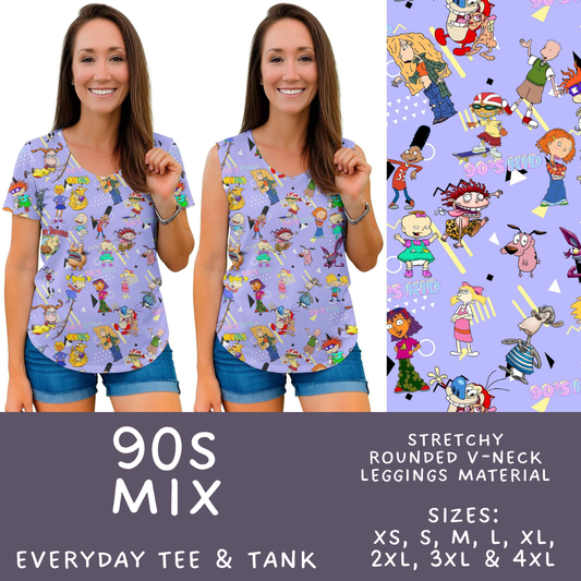 Batch #601 - Cool Characters 19 - Closes 10/21 - ETA mid Dec - 90s Mix Everyday Tank & Tee