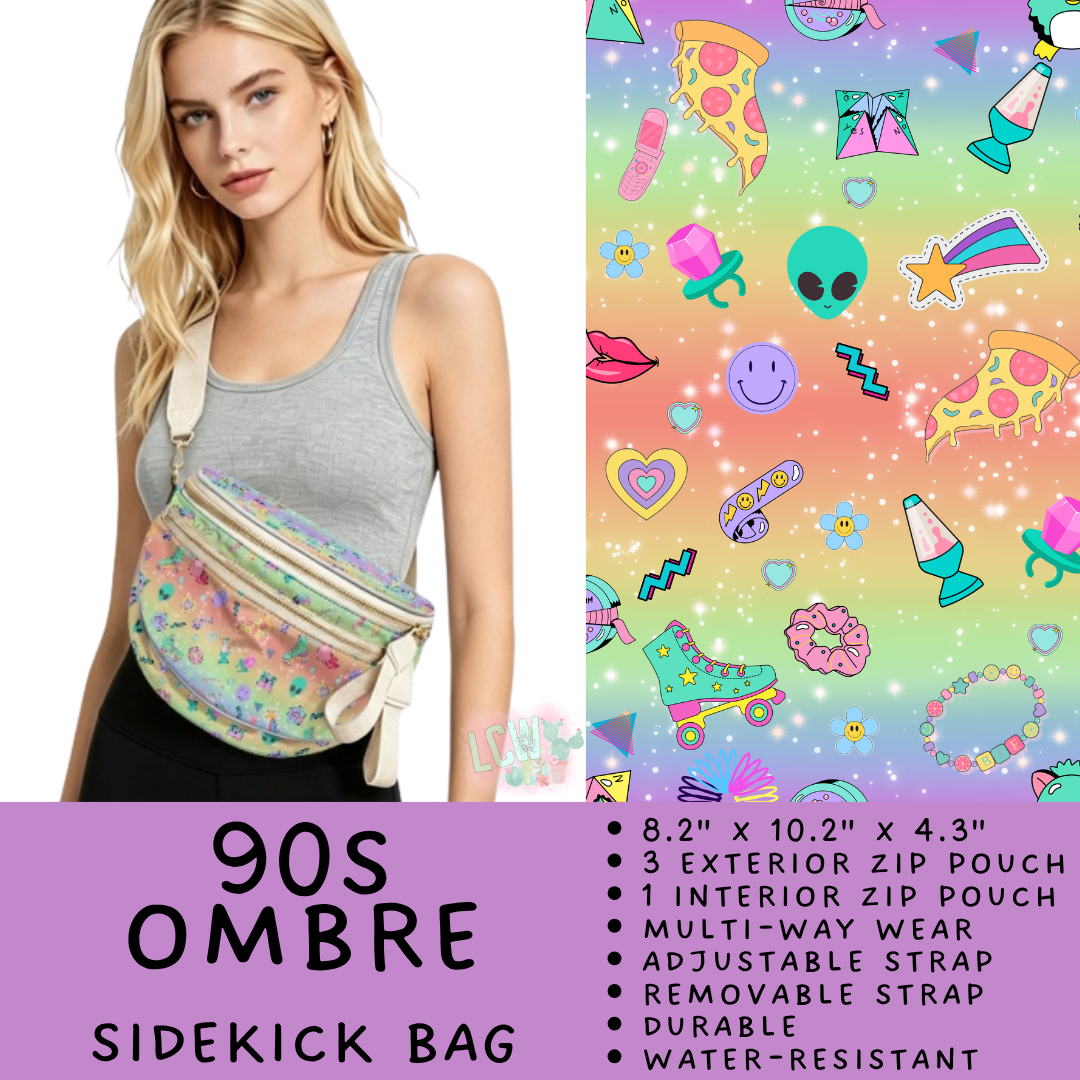 Batch #604 - Sidekick Bag 3 - Closes 10/26 - ETA mid/late Dec - 90s Ombre Sidekick Bag
