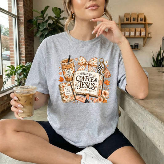 Fueled By Jesus & Coffee Tshirt