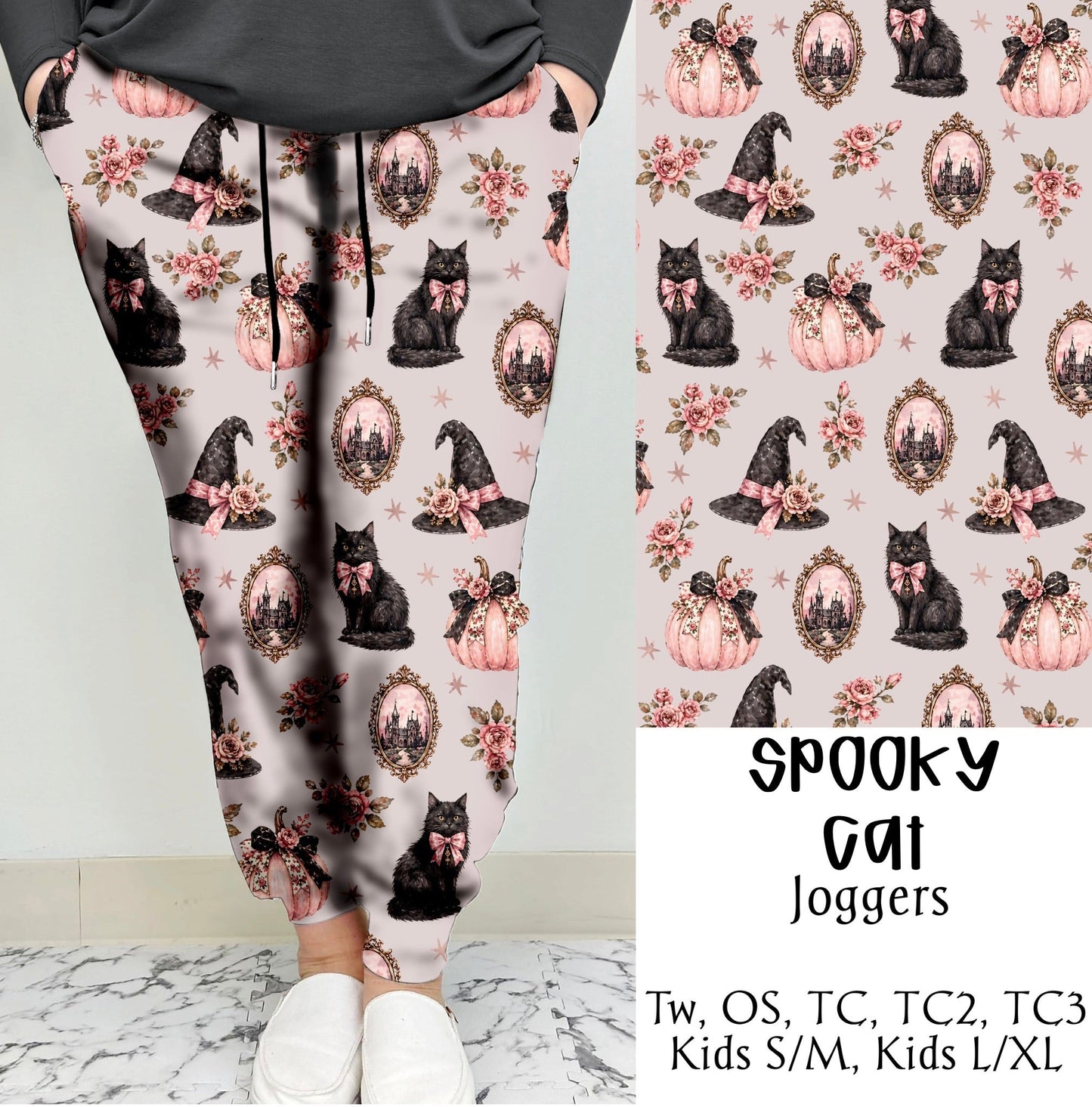 Spooky Cat Leggings/Joggers | Run ends 6/30 | ETA 42 Days