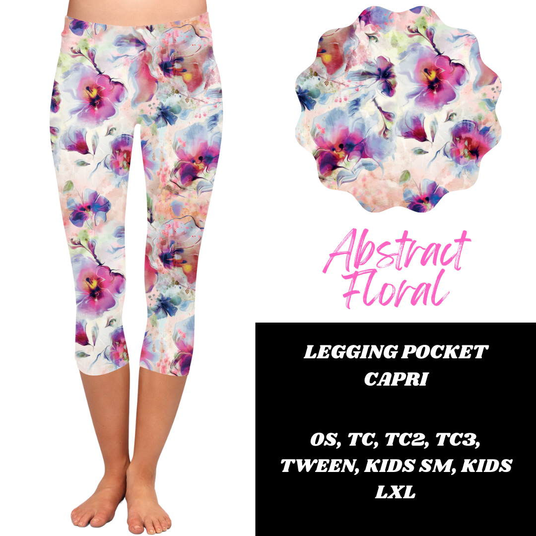 ABSTRACT FLORAL- SUMMER RUN- PREORDER CLOSING 4/24