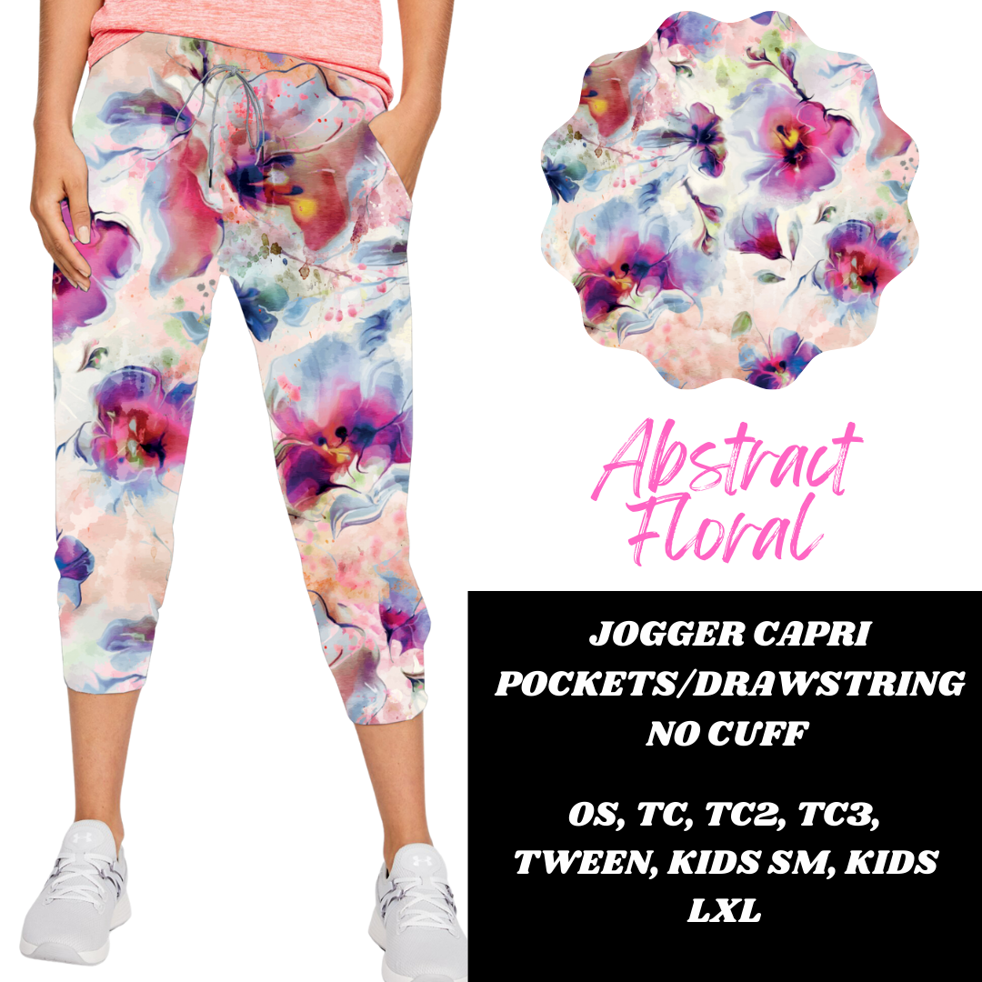 ABSTRACT FLORAL- SUMMER RUN- PREORDER CLOSING 4/24