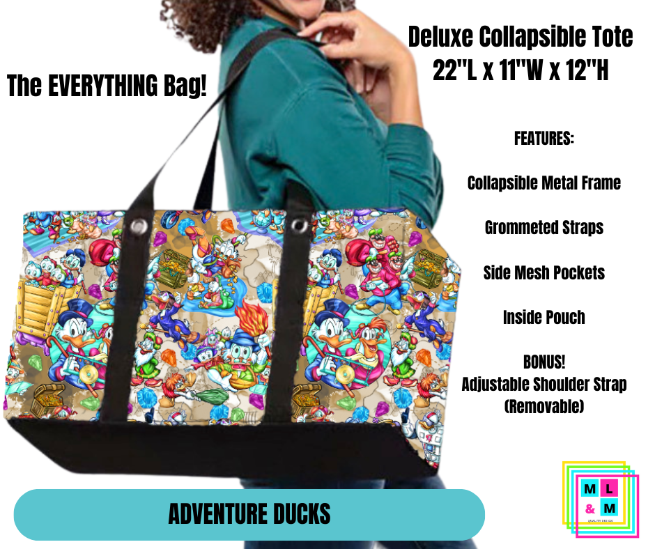 Adventure Ducks Collapsible Tote