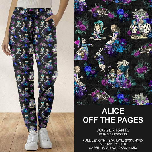 B291 - Preorder Alice Off the Pages Joggers (Closes 5/17. ETA: late July)