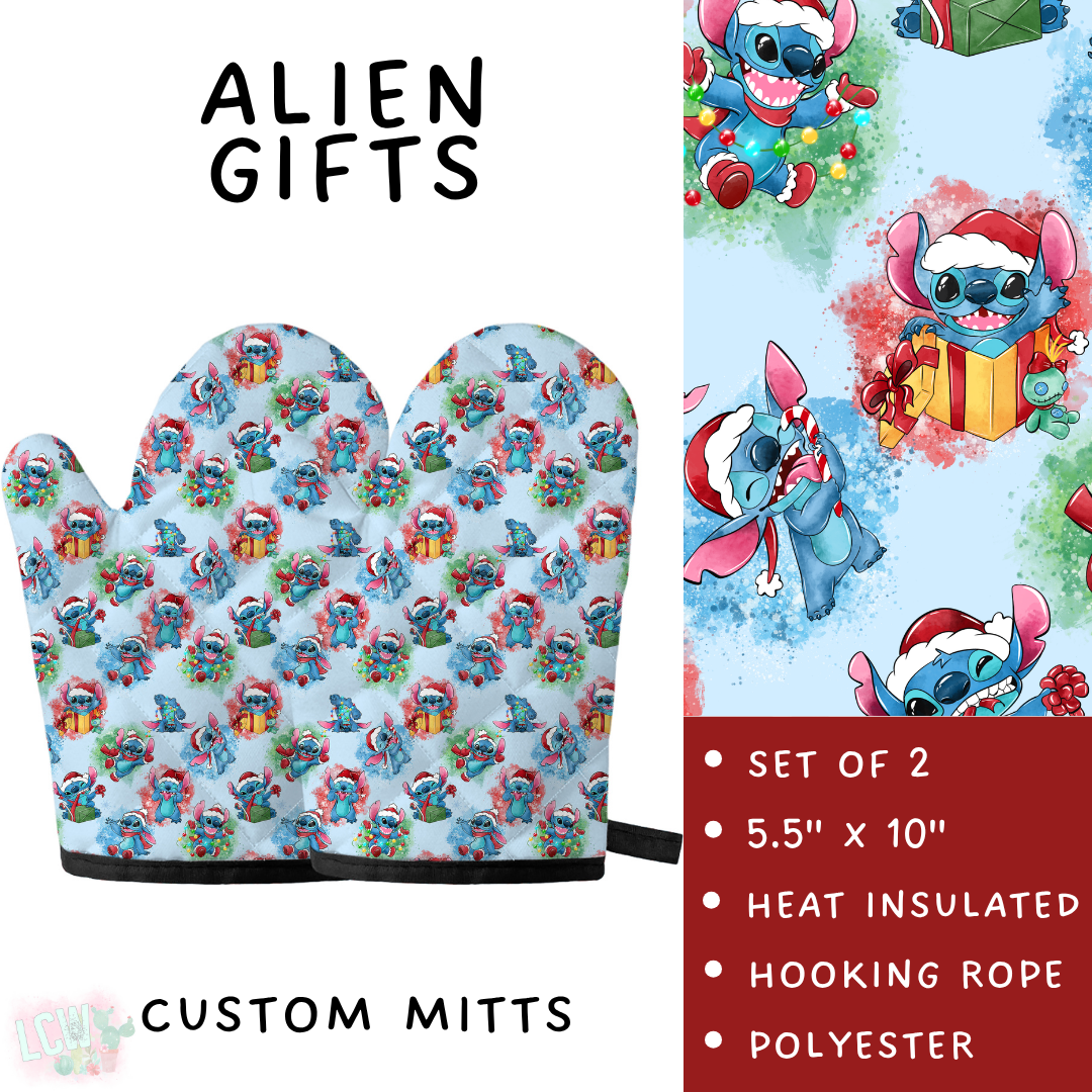 Batch #591 - Baking Spirits Bright 3 - Closes 9/28 - ETA mid/late Nov - Alien Gifts Oven Mitts