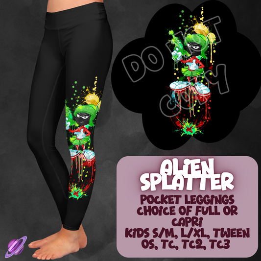 ALIEN SPLATTER- 4 STYLES OF BOTTOMS-PREORDER CLOSING 1/21
