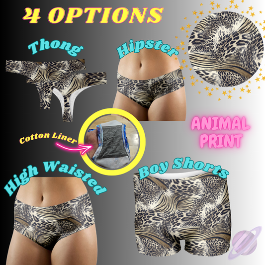 ANIMAL PRINT- UNDERWEAR 3 PREORDER CLOSING 3/27