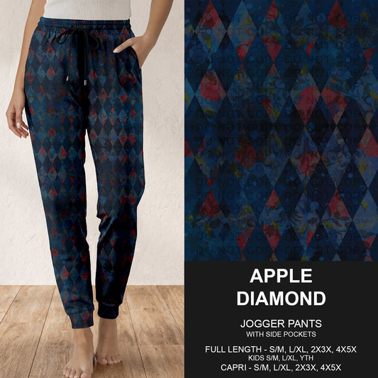 B319 - Preorder Apple Diamond Joggers (Closes 11/01. ETA: early Jan.)