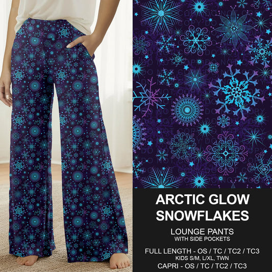 B313 - Preorder Arctic Glow Snowflakes Lounge Pants (Closes 9/20. ETA: late Nov.)