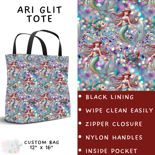 Batch #557 - Princess Glitter - Closes 7/17 - ETA mid Sept - Ari Glit Tote