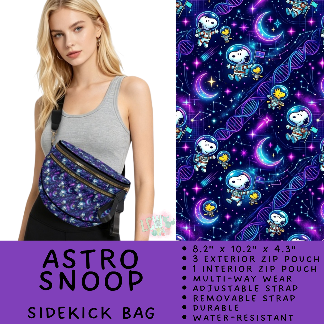 Batch #604 - Sidekick Bag 3 - Closes 10/26 - ETA mid/late Dec - Astro Snoop Sidekick Bag