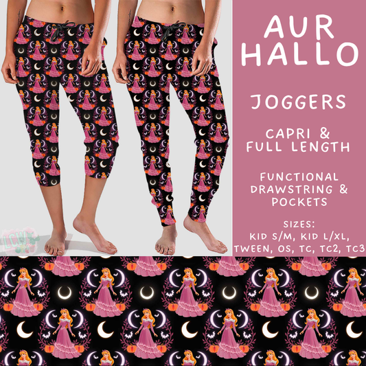 Batch #569 - Princess Halloween - Closes 8/14 - ETA early/mid Oct - Aur Hallo Full and Capri Length Joggers