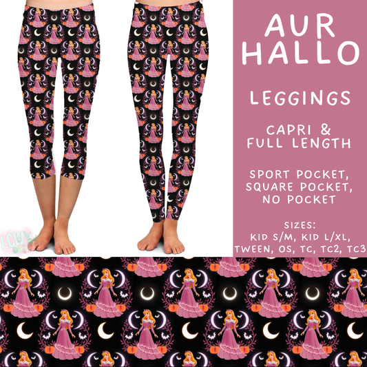 Batch #569 - Princess Halloween - Closes 8/14 - ETA early/mid Oct - Aur Hallo Full and Capri Length Leggings