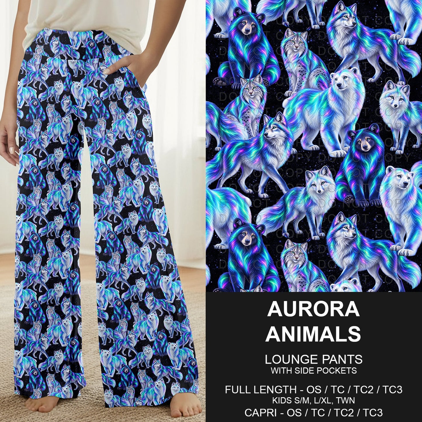 B320 - Preorder Aurora Animals Lounge Pants (Closes 11/08. ETA: mid Jan.)
