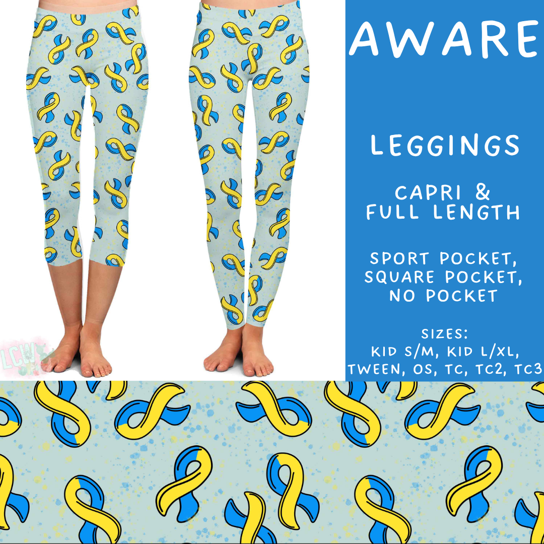Batch #534 - April Request Run - Closes 5/25 - ETA late July - Aware Full and Capri Length Leggings