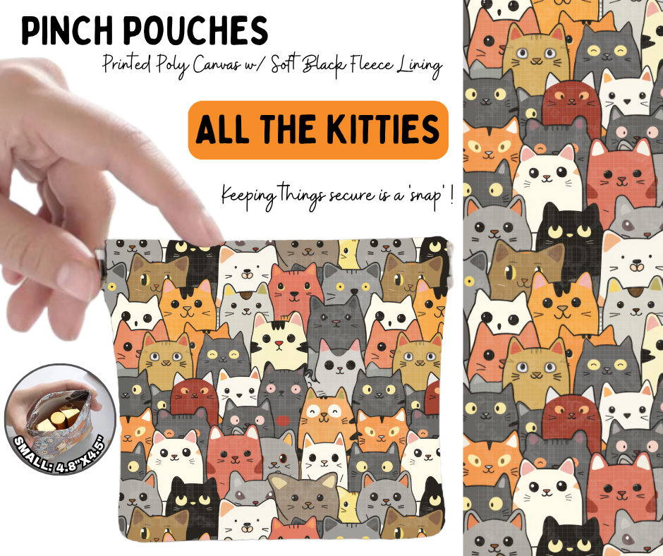 All The Kitties Pinch Pouches