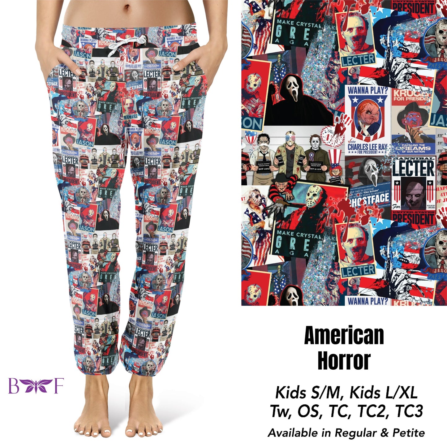 American Horror leggings and Capris