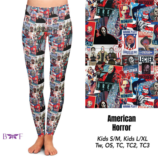 American Horror leggings and Capris