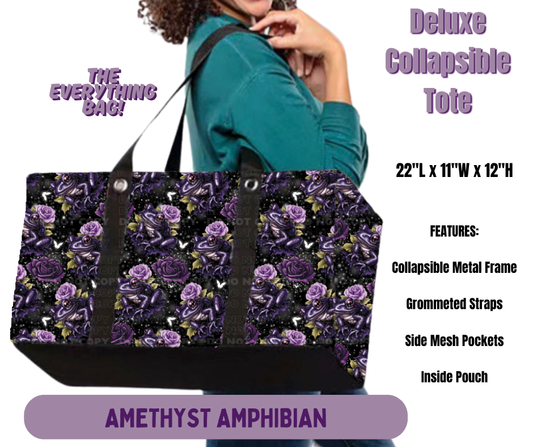 Amethyst Amphibian Collapsible Tote