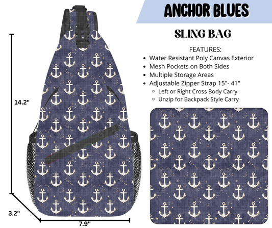 Anchor Blues Sling Bag