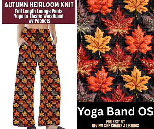 Autumn Heirloom Knit Full Length Lounge Pants