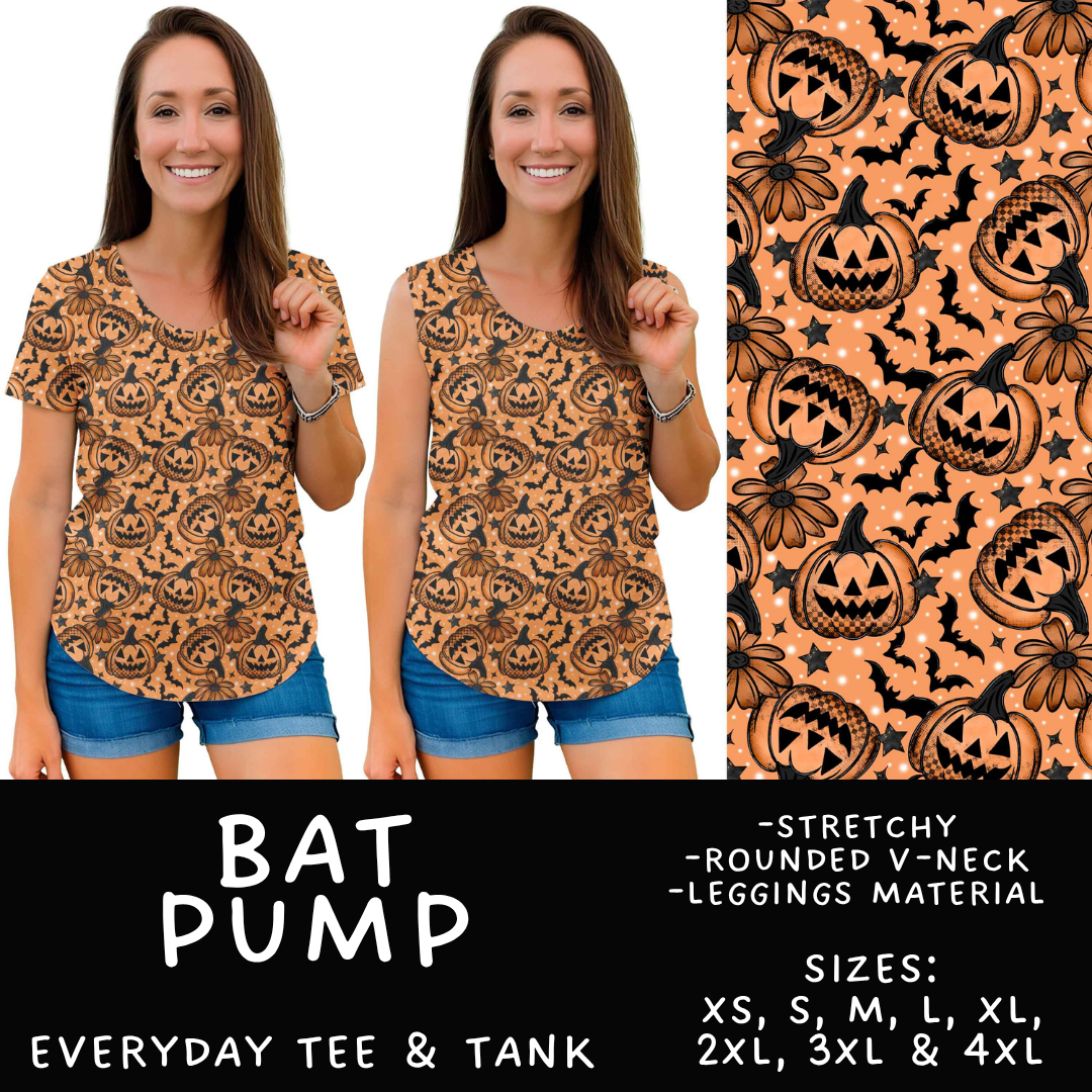 Batch #556 - Halloween 3 - Closes 7/15 - ETA mid Sept - Bat Pump Everyday Tank & Tee