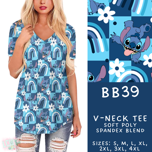 Batch #512 - Blue Buds 2 - Closes 4/3 - ETA  Early June - BB39 V-Neck Tee