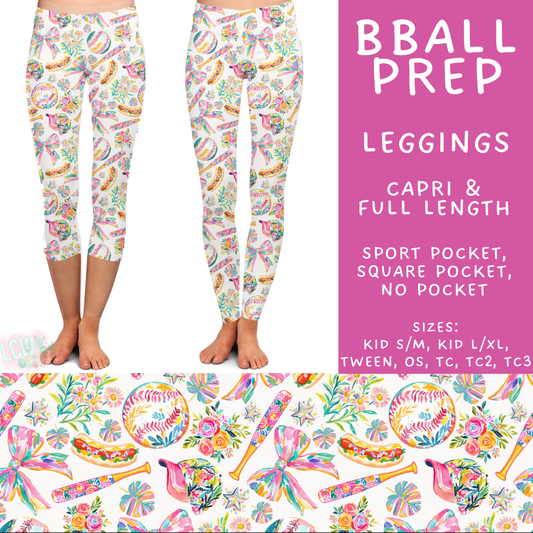 Batch #525 - Fun Run 22 - Closes 5/4 - ETA early July - BBall Prep Full and Capri Length Leggings