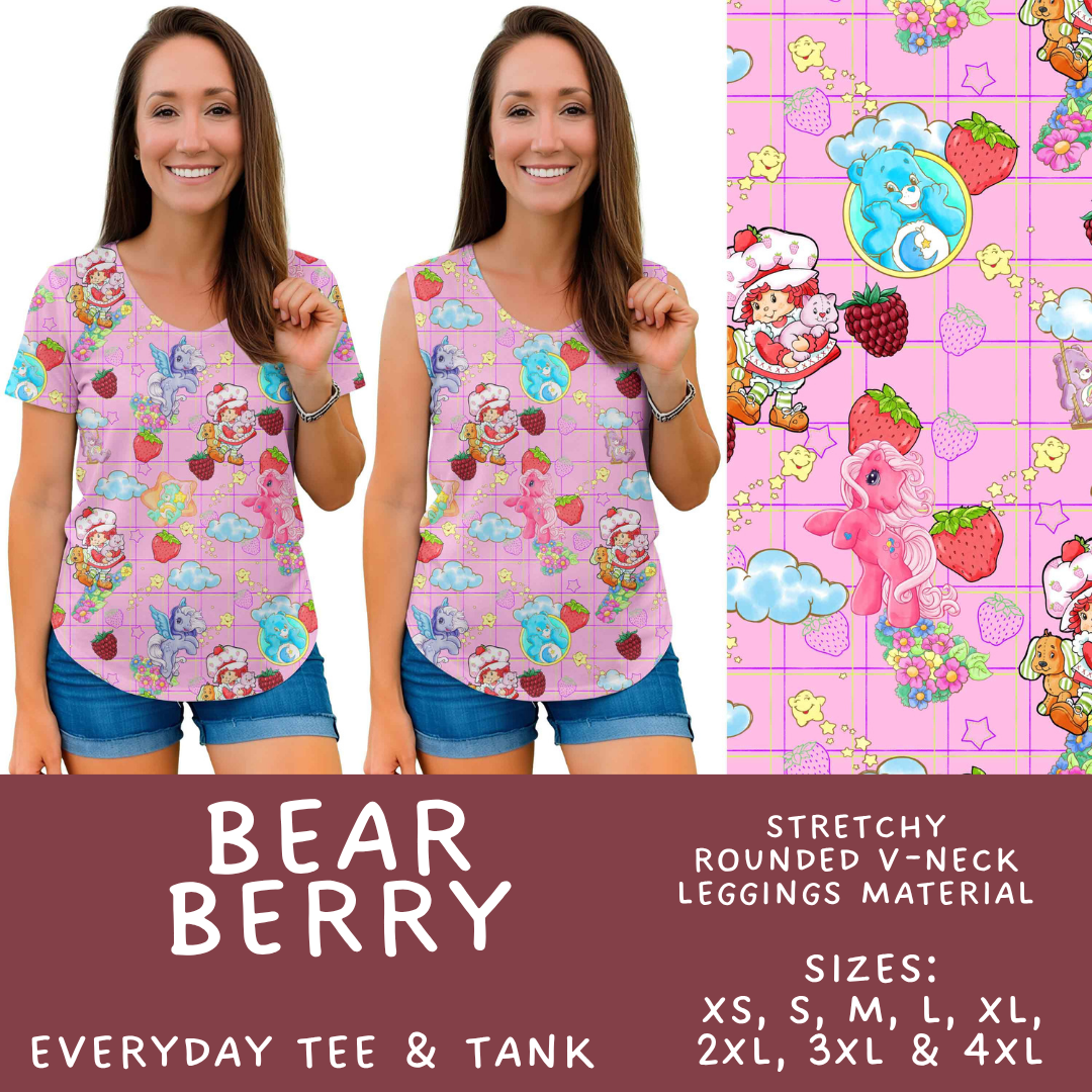 Batch #578 - July Request Run - Closes 8/31 - ETA late October - Bear Berry Everyday Tank & Tee
