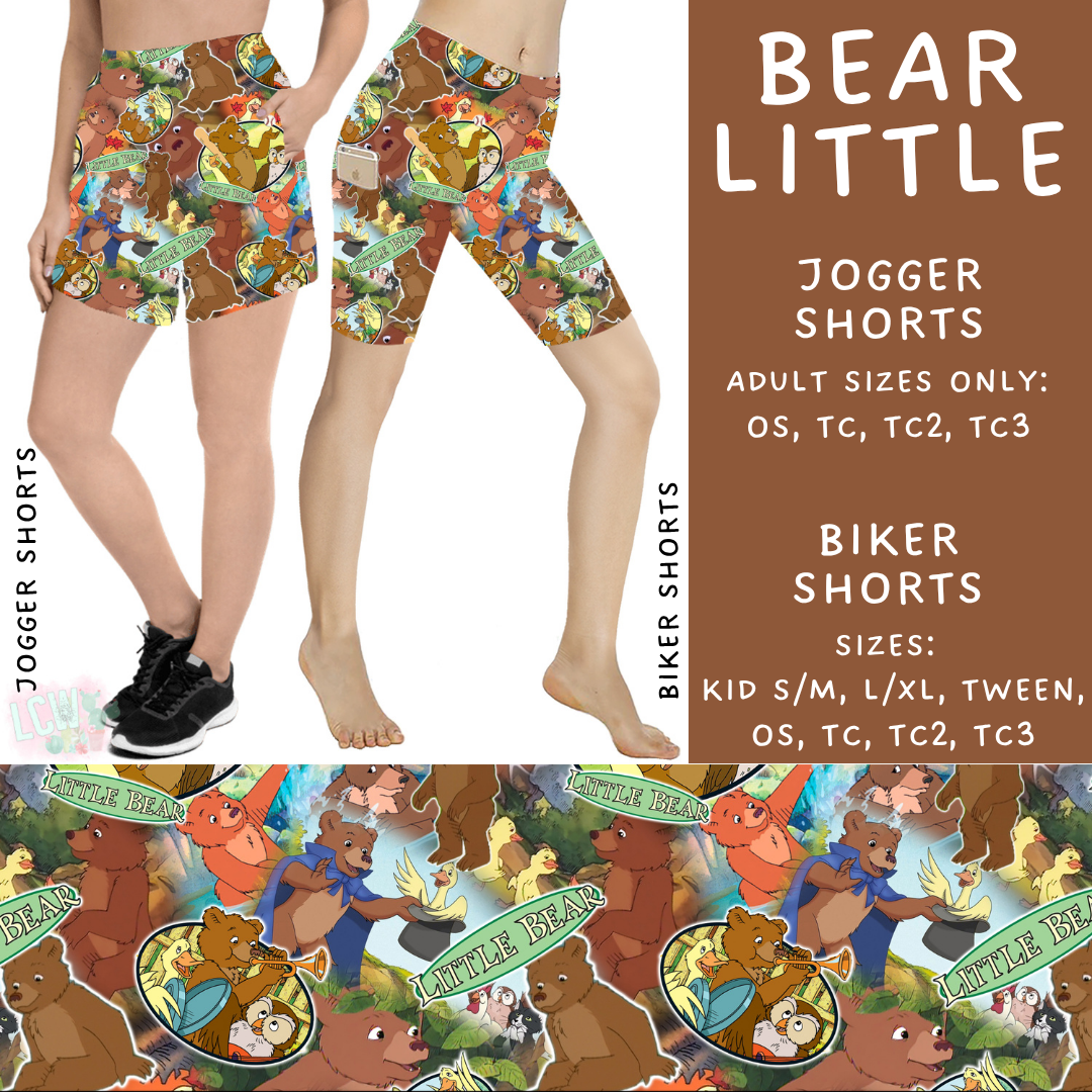 Ready To Ship - Bear Little Jogger Shorts - TC