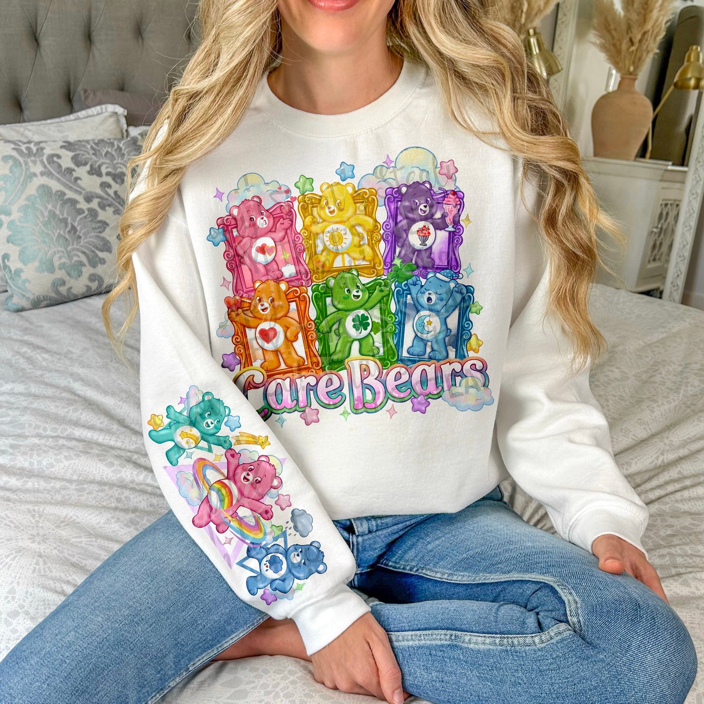 BEARS SWEATSHIRT W/ SLEEVE PRINT