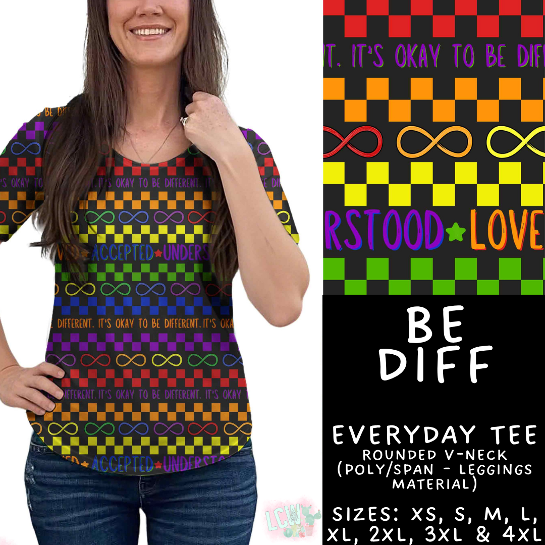 Batch #534 - April Request Run - Closes 5/25 - ETA late July - Be Diff Everyday Tee