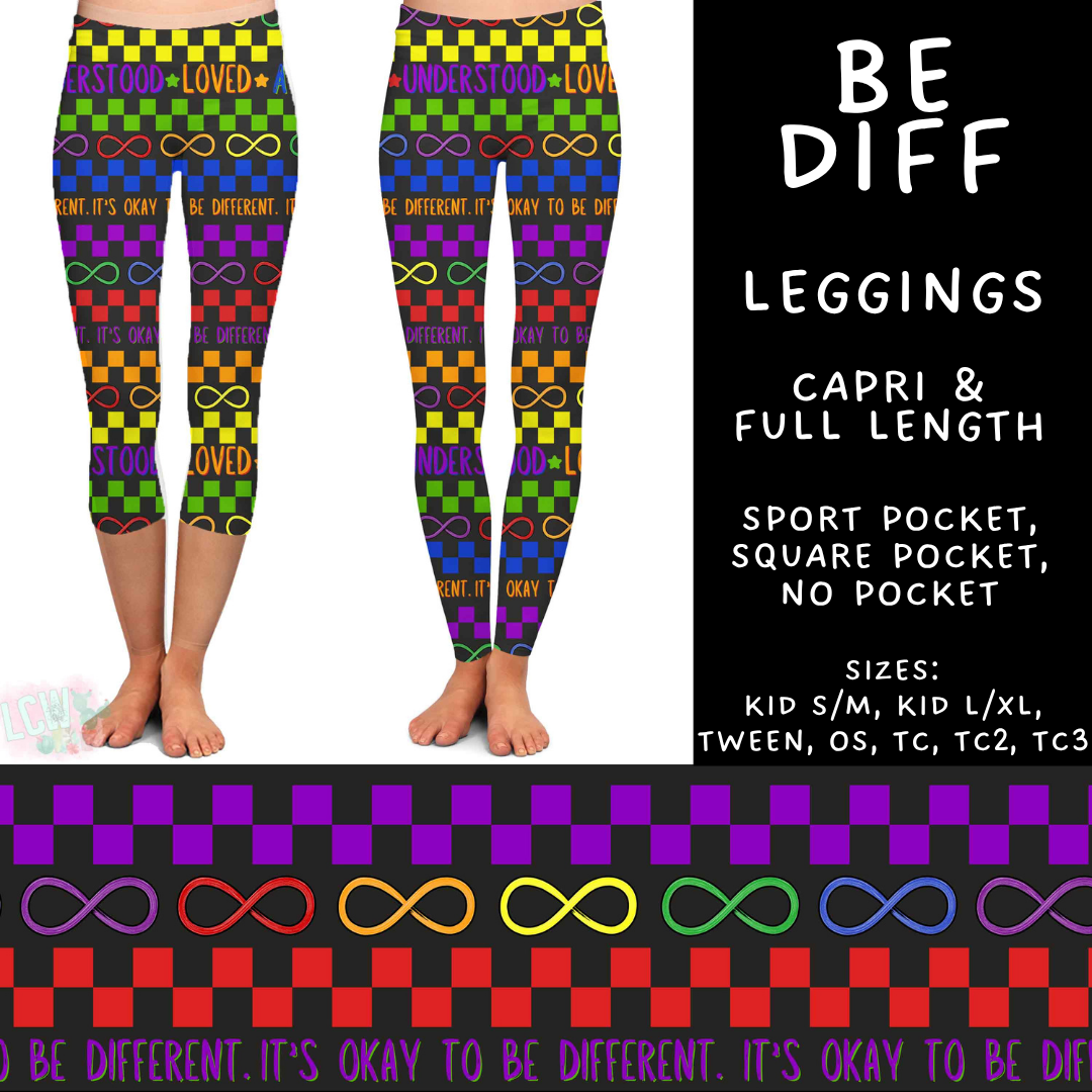 Batch #534 - April Request Run - Closes 5/25 - ETA late July - Be Diff Full and Capri Length Leggings