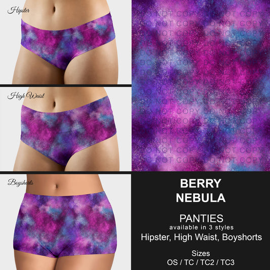B306 - Preorder Berry Nebula Panties (Closes 8/07. ETA mid October)