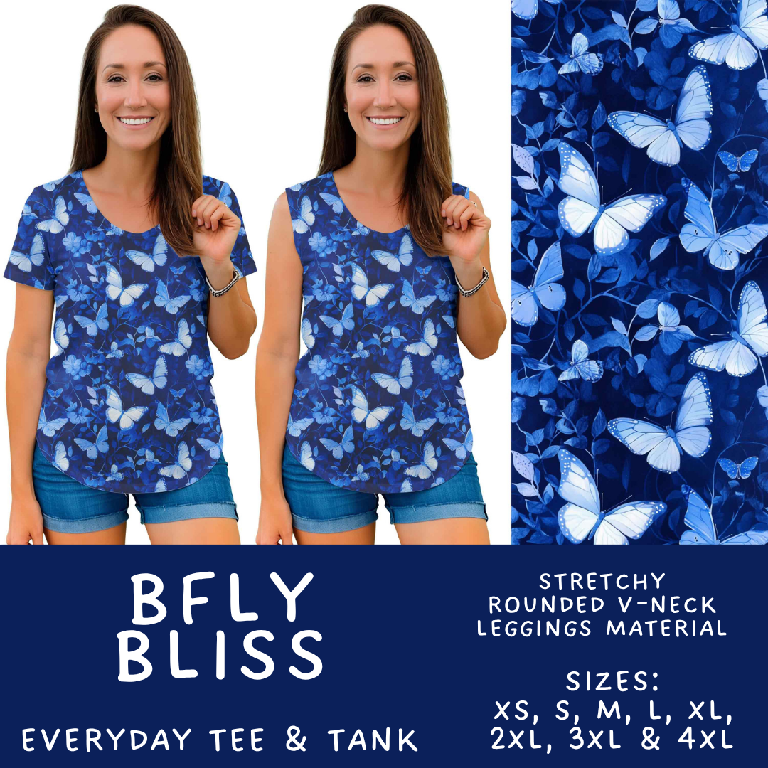 Batch #575 - Fun Run 26 - Closes 8/26 - ETA late October - BFly Bliss Everyday Tank & Tee