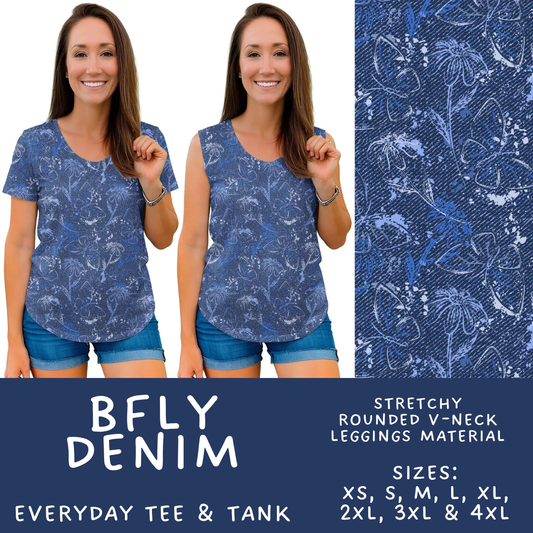 Batch #575 - Fun Run 26 - Closes 8/26 - ETA late October - BFly Denim Everyday Tank & Tee