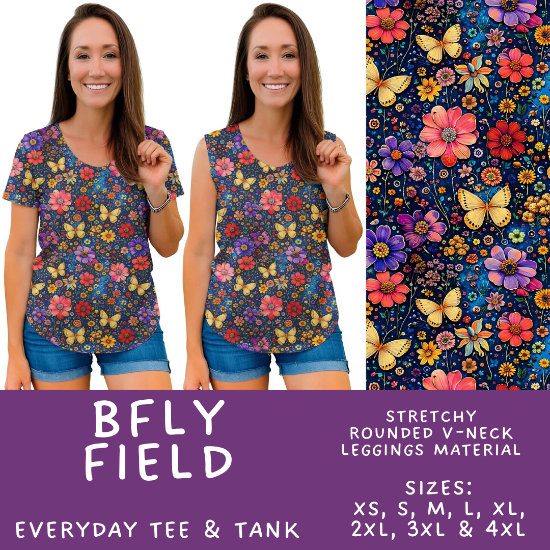 Batch #607 - Fun Run 28 - Closes 11/2 - ETA early Jan - BFly Field Everyday Tank & Tee