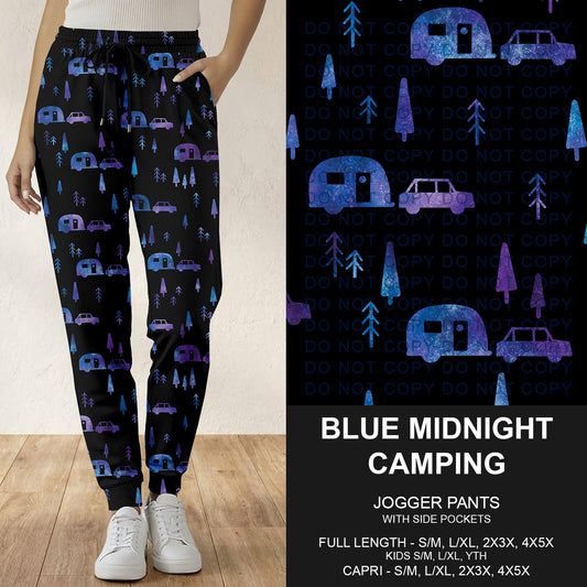 B291 - Preorder Blue Midnight Camping Joggers (Closes 5/17. ETA: late July)