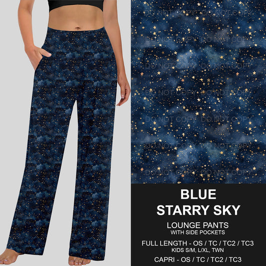 B208 - Preorder Blue Starry Sky Lounge Pants (Closes 1/26. ETA: early May)