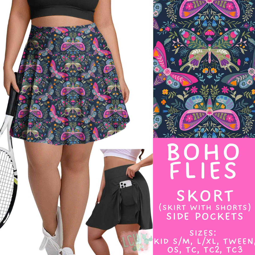 Batch #534 - April Request Run - Closes 5/25 - ETA late July - Boho Flies Skort