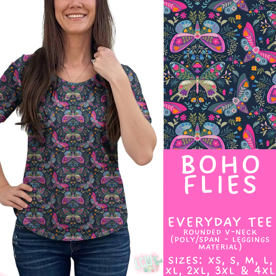 Batch #534 - April Request Run - Closes 5/25 - ETA late July - Boho Flies Everyday Tee