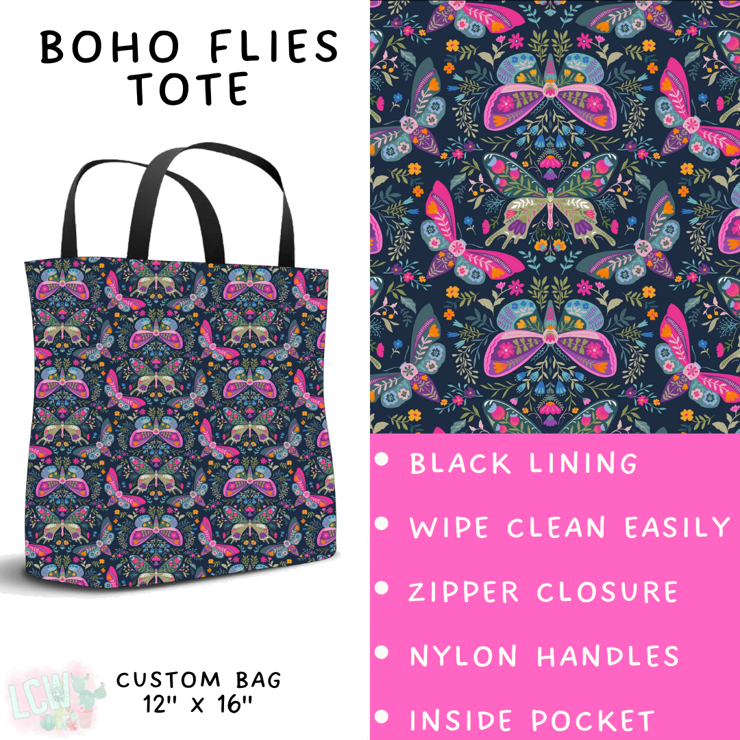 Batch #534 - April Request Run - Closes 5/25 - ETA late July - Boho Flies Tote