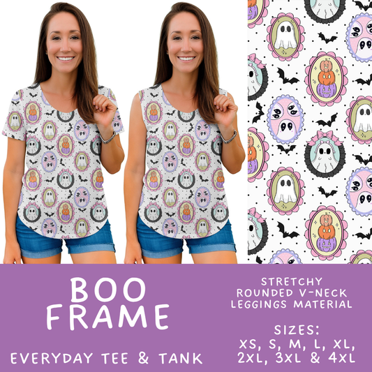Batch #568 - Halloween Spooky Sets 3 - Closes 8/12 - ETA early October - Boo Frame Everyday Tank & Tee