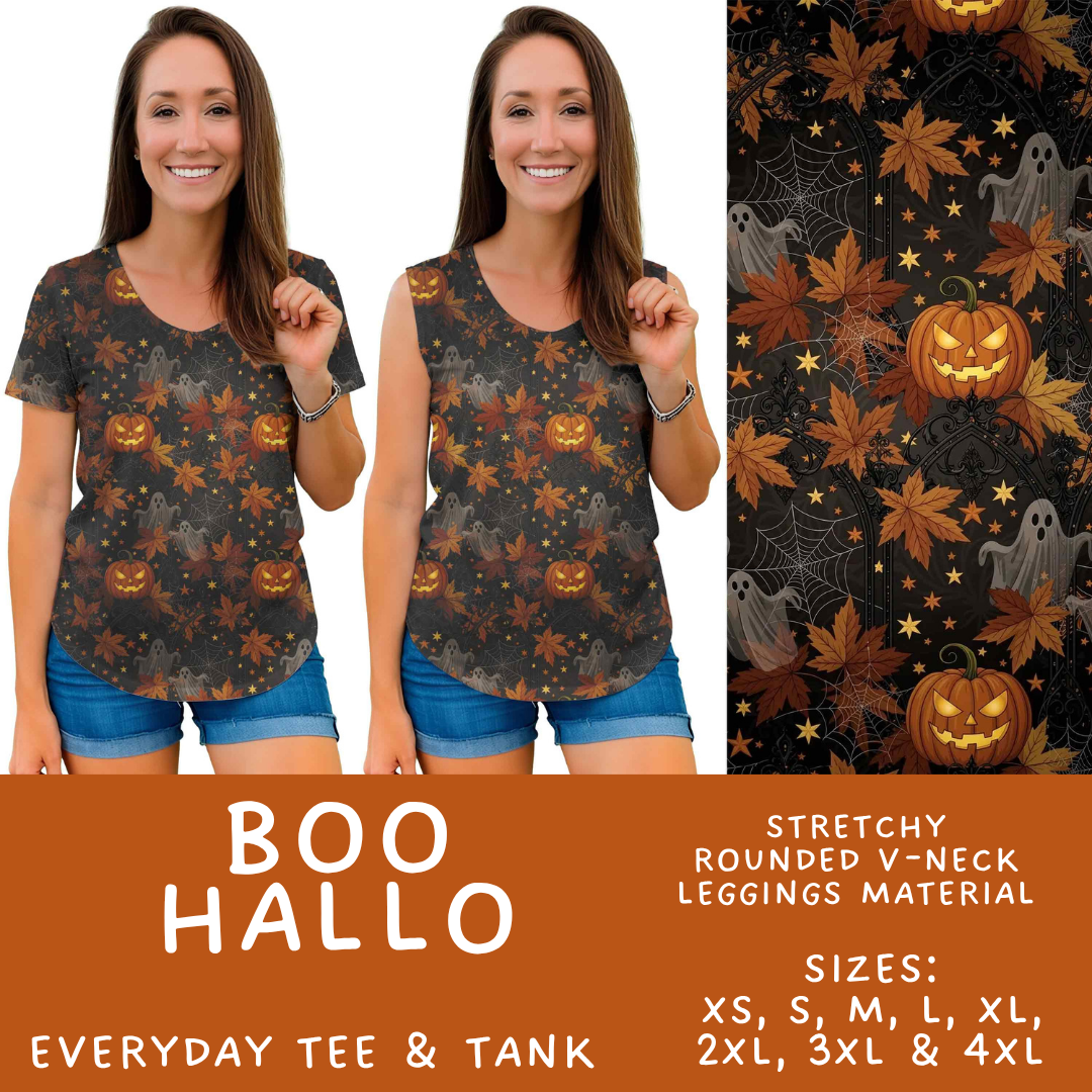 Batch #574 - HalloThanksMas - Closes 8/24 - ETA mid/late October - Boo Hallo Everyday Tank & Tee