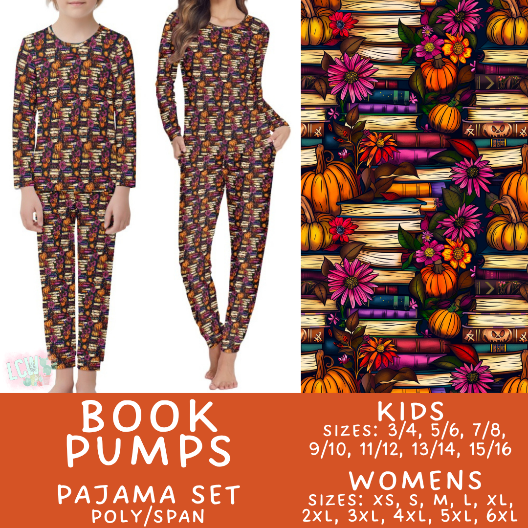 Batch #580 - Fall Family Pajamas 2 - Closes 9/4 - ETA early Nov - Book Pumps Women's & Kid's Pajama Set