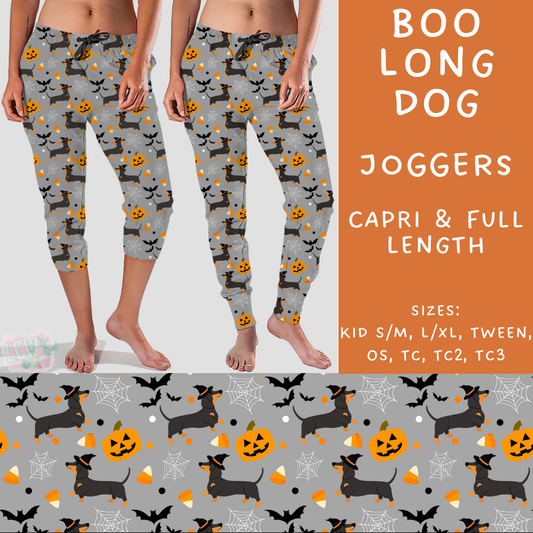 Ready To Ship - Boo Long Dog Capri Length Joggers - TC