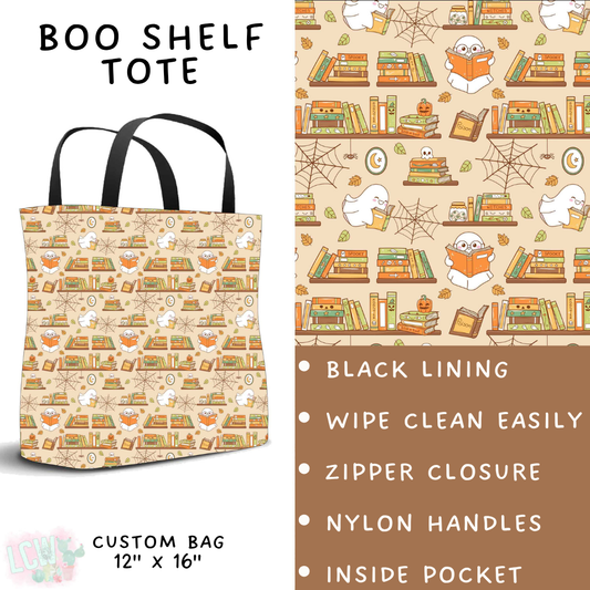 Batch #556 - Halloween 3 - Closes 7/15 - ETA mid Sept - Boo Shelf Tote