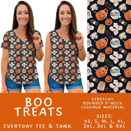 Batch #568 - Halloween Spooky Sets 3 - Closes 8/12 - ETA early October - Boo Treats Everyday Tank & Tee