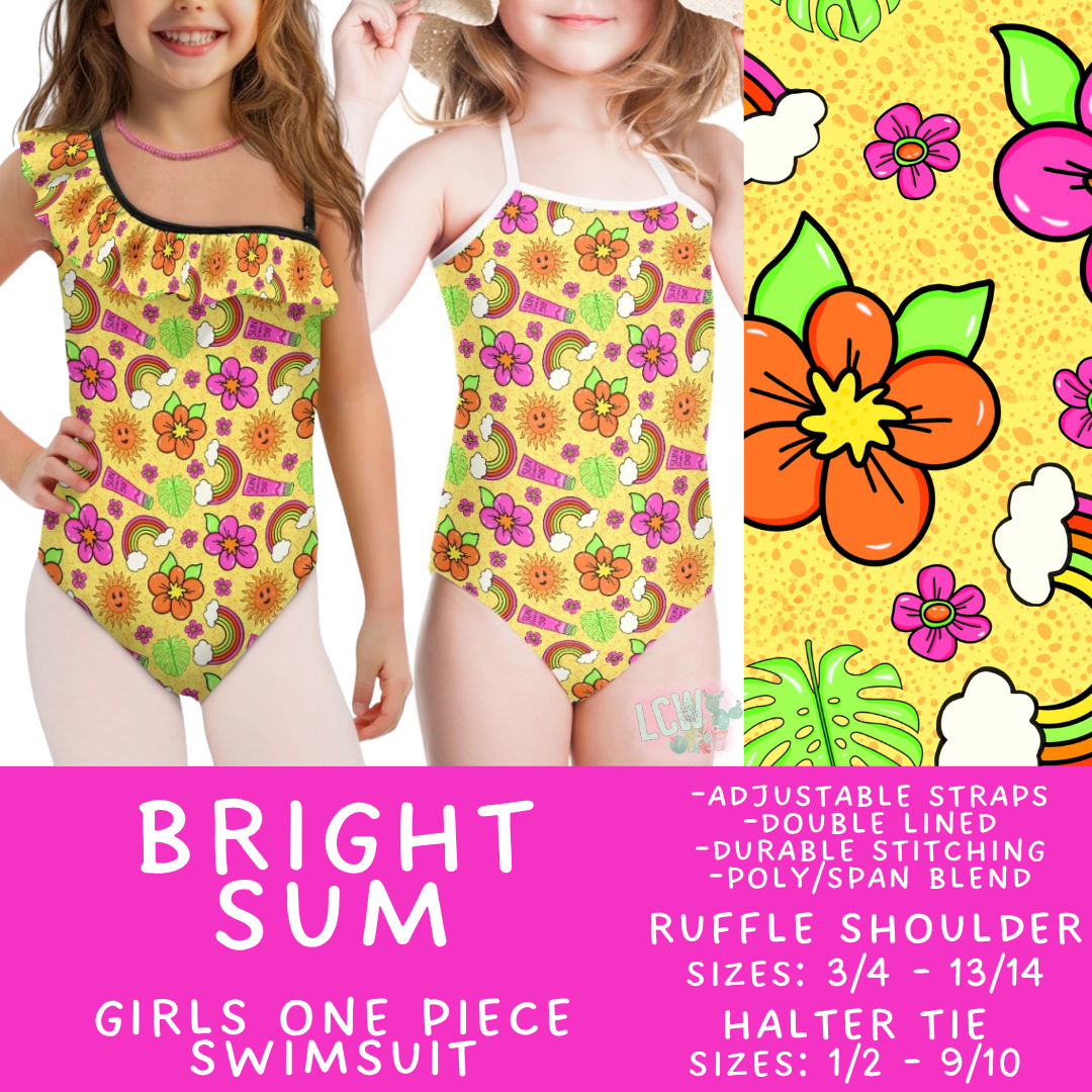 Batch #543 - Pool Party 2 - Closes 6/15 - ETA early/mid August - Bright Sum Girl's Swimsuit