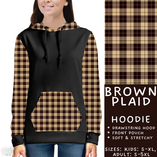 Batch #575 - Fun Run 26 - Closes 8/26 - ETA late October - Brown Plaid Hoodie